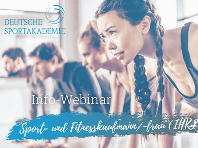 Info-Webinar Deutsche Sportakademie Sport- und Fitnesskaufmann