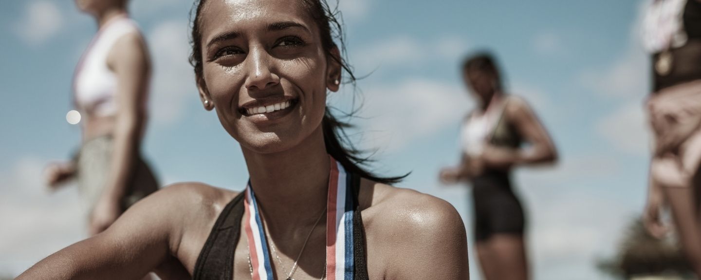 Foto von einer Sportlerin Foto von einer Sportlerin