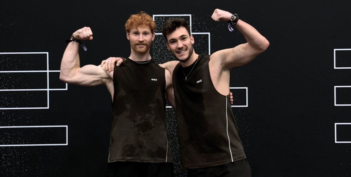 Hannes mit seinem Hyrox-Partner