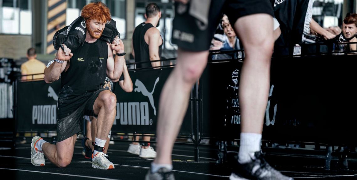 Autor Hannes beim Hyrox Race